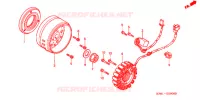 ALTERNATEUR pour Honda FORZA 250 ABS de 2001