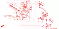 MAITRE CYLINDRE DE FREIN AVANT (NSS250) pour Honda FORZA 250 ABS de 2001