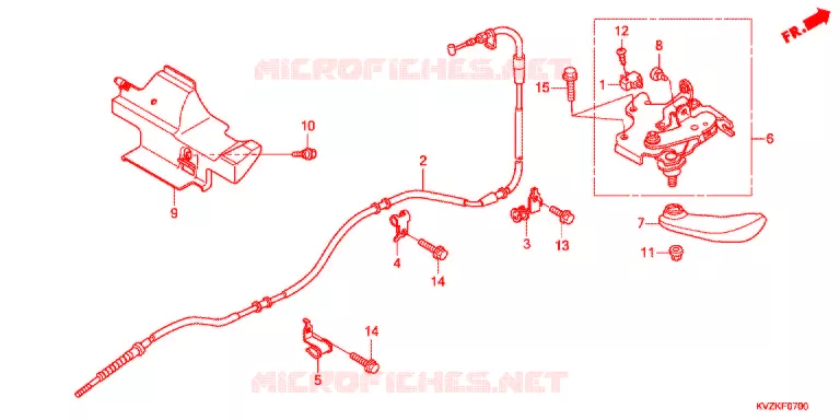 FREIN DE STATIONNEMENT Honda SCOOTER 250 FORZA 2011  NSS250DB