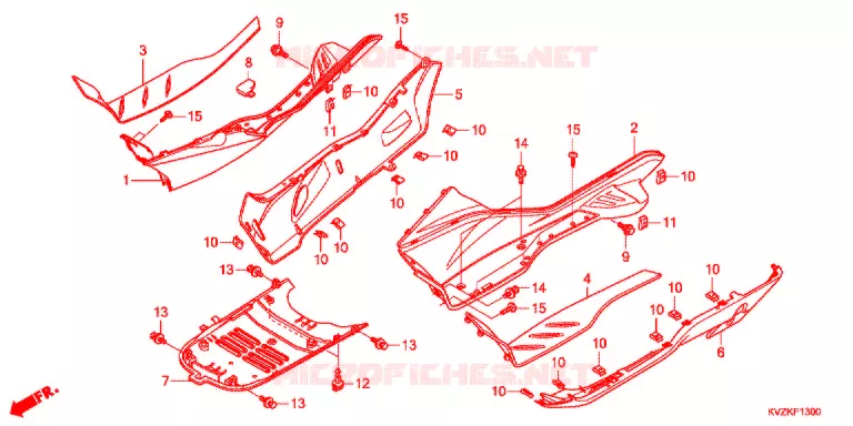 MARCHE PIEDS Honda SCOOTER 250 FORZA 2016  NSS250DB