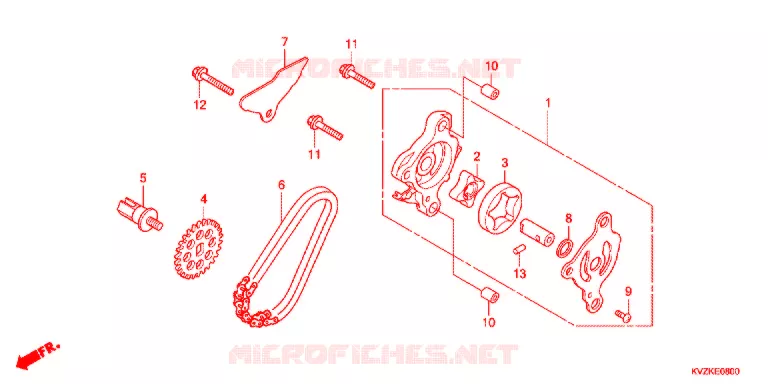 POMPE A HUILE Honda SCOOTER 250 FORZA 2017  NSS250DB