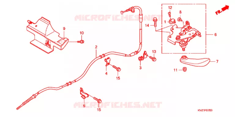 FREIN DE STATIONNEMENT Honda SCOOTER 250 FORZA 2008  NSS250S8