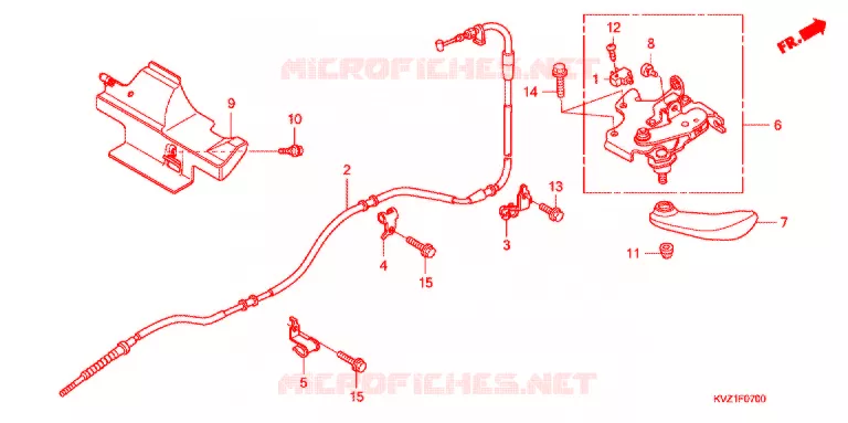FREIN DE STATIONNEMENT Honda SCOOTER 250 FORZA 2009  NSS250SA9
