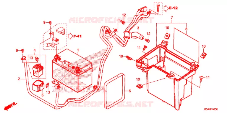 BATTERIE Honda SCOOTER 300 FORZA 2015  NSS300AF