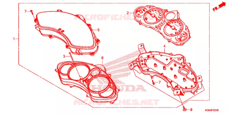 COMPTEUR  Honda SCOOTER 300 FORZA 2015  NSS300AF