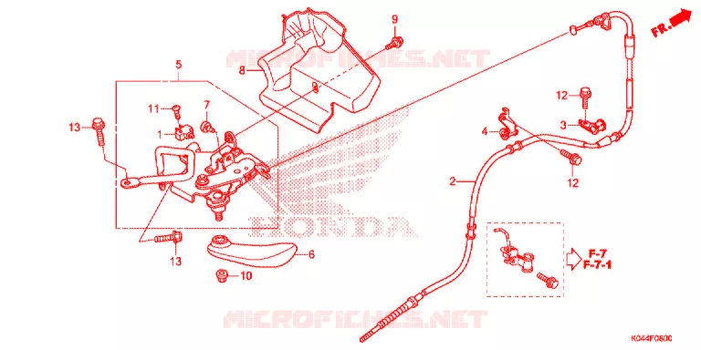 FREIN DE STATIONNEMENT Honda SCOOTER 300 FORZA 2016  NSS300AG
