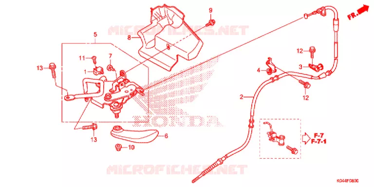 FREIN DE STATIONNEMENT Honda SCOOTER 300 FORZA 2014  NSS300E