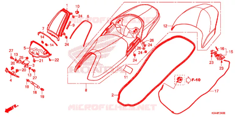 SELLE Honda SCOOTER 300 FORZA 2015  NSS300F