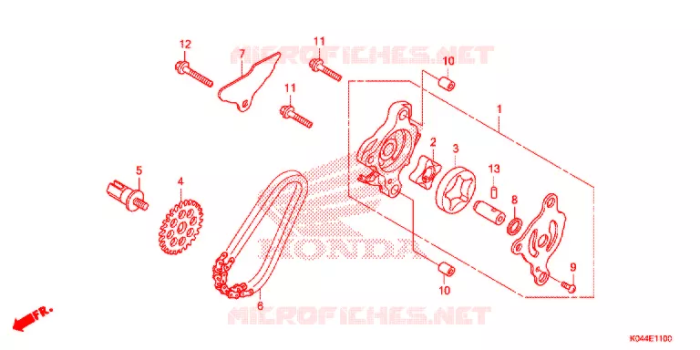 POMPE A HUILE Honda SCOOTER 300 FORZA 2016  NSS300G