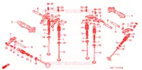 ARBRE A CAMES   SOUPAPE pour Honda NT 650 BROS de 1988