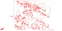 ETRIER DE FREIN ARRIERE pour Honda NT 650 BROS de 1988