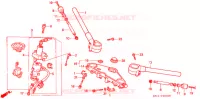 GUIDON   TE DE FOURCHE (1) pour Honda NT 650 BROS de 1988
