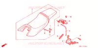SELLE pour Honda NT 650 BROS de 1988