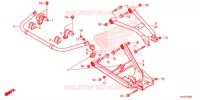 TRIANGLES   BARRE ANTI ROULIS pour Honda PIONEER 1000 M3 EPS CAMO de 2016