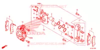 ETRIER DE FREIN AVANT pour Honda PIONEER 1000 M5 DELUXE SILVER de 2016