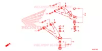 TRIANGLES AVANT pour Honda PIONEER 500 M2 de 2015