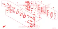 ETRIER DE FREIN AVANT pour Honda PIONEER 700 AC de 2014