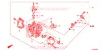 CORPS DE PAPILLON pour Honda PIONEER 700 CM de 2014
