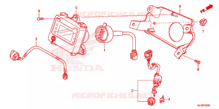 COMMODO - COMPTEUR Honda ATV 700 PIONEER 2014  SXS700M4E