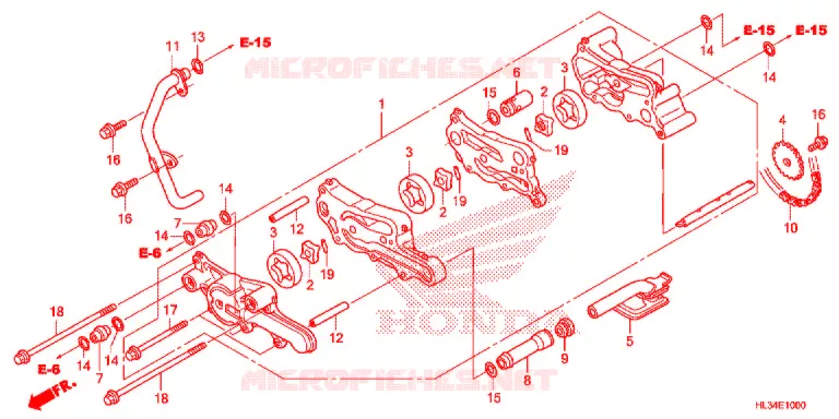POMPE A HUILE Honda ATV 700 PIONEER 2015  SXS700M4F