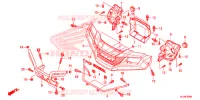 PARE CHOCS AVANT   ENTOURAGE DE PHARES pour Honda PIONEER 700 M4 de 2016