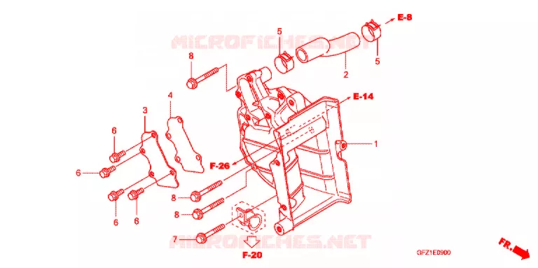 SUPPORT RADIATEUR Honda SCOOTER 50 GYRO 2018  TC50B