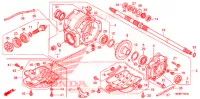 ENGRENAGE FINAL ARRIERE pour Honda TRX 250 FOURTRAX RECON Electric Shift de 2008