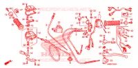 LEVIER DE GUIDON   CABLE   COMMODO pour Honda TRX 250 FOURTRAX RECON Electric Shift de 2008