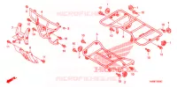 SUPPORT pour Honda TRX 250 FOURTRAX RECON Electric Shift de 2008