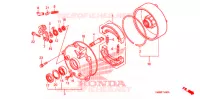 TAMBOUR DE FREIN ARRIERE pour Honda TRX 250 FOURTRAX RECON Electric Shift de 2008