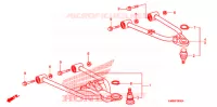 TRIANGLES AVANT pour Honda TRX 250 FOURTRAX RECON Electric Shift de 2008