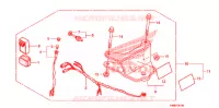 ATTACHE REMORQUE pour Honda TRX 250 FOURTRAX RECON Standard de 2010
