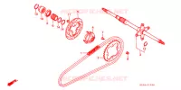 ARBRE DE ROUE ARRIERE pour Honda TRX SPORTRAX 250 X de 1990