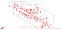 ETRIER DE FREIN AVANT pour Honda TRX SPORTRAX 250 X de 1990