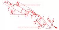 SILENCIEUX D'ECHAPPEMENT pour Honda TRX SPORTRAX 250 X de 1990