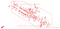 ETRIER DE FREIN AVANT pour Honda TRX SPORTRAX 250 X de 1991