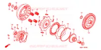 EMBRAYAGE pour Honda MAGNA 50 de 2007