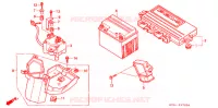 BATTERIE pour Honda NSR 250 7 de 1992
