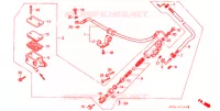 MAITRE CYLINDRE DE FREIN ARRIERE pour Honda NSR 250 7 de 1992