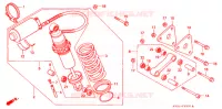 AMORTISSEUR ARRIERE (2) pour Honda NSR 250 SE de 1992