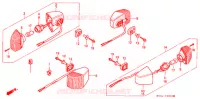 CLIGNOTANT pour Honda NSR 250 SE de 1992