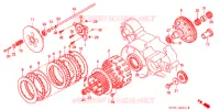 EMBRAYAGE (2) pour Honda NSR 250 SE de 1992