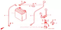 BATTERIE pour Honda FOURTRAX 350 RANCHER 4X4 Electric Shift de 2006