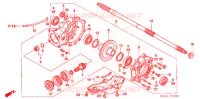 COUPLE CONIQUE pour Honda FOURTRAX 350 RANCHER 4X4 Electric Shift de 2006