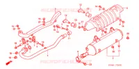 SILENCIEUX D'ECHAPPEMENT pour Honda FOURTRAX 350 RANCHER 4X4 Electric Shift de 2006