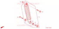 AMORTISSEUR ARRIERE pour Honda FOURTRAX 350 RANCHER 4X2 de 2005
