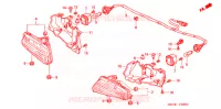 FEU ARRIERE pour Honda FOURTRAX 350 RANCHER 4X2 de 2005