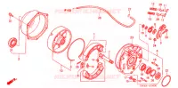 FLASQUE   MACHOIRES DE FREIN ARRIERE pour Honda FOURTRAX 350 RANCHER 4X2 de 2006