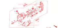 ETRIER DE FREIN AVANT pour Honda CB 400 F CB1 With Speed warning light de 1989