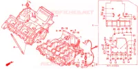 CARTER MOTEUR pour Honda CB 400 F CB1 Without Speed warning light de 1989